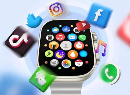 Smartwatch Ultra Pro  ( negro + blanco )