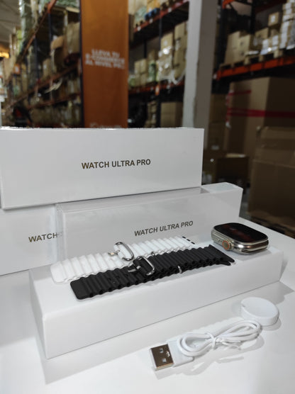 Smartwatch Ultra Pro  ( negro + blanco )
