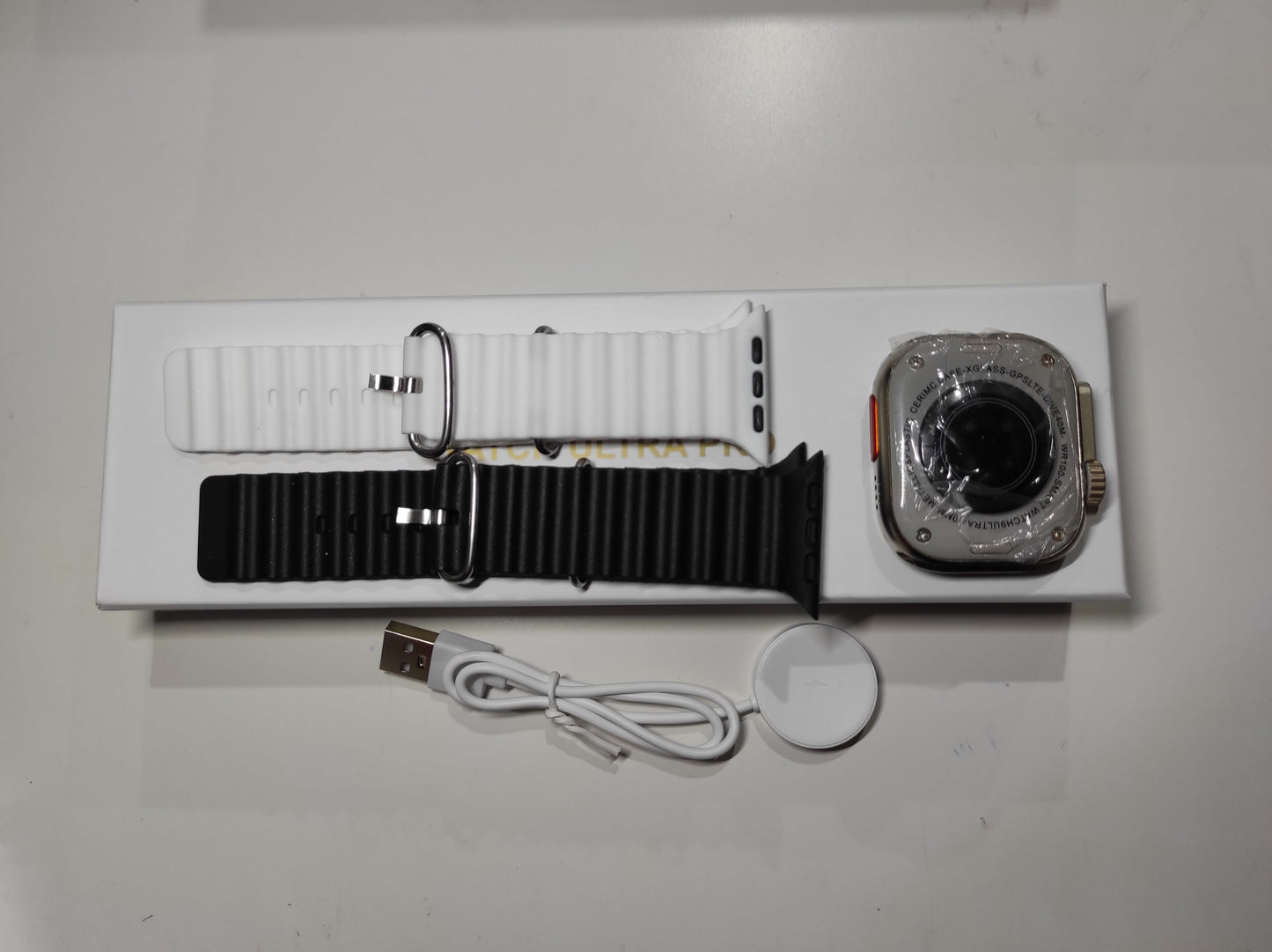 Smartwatch Ultra Pro  ( negro + blanco )