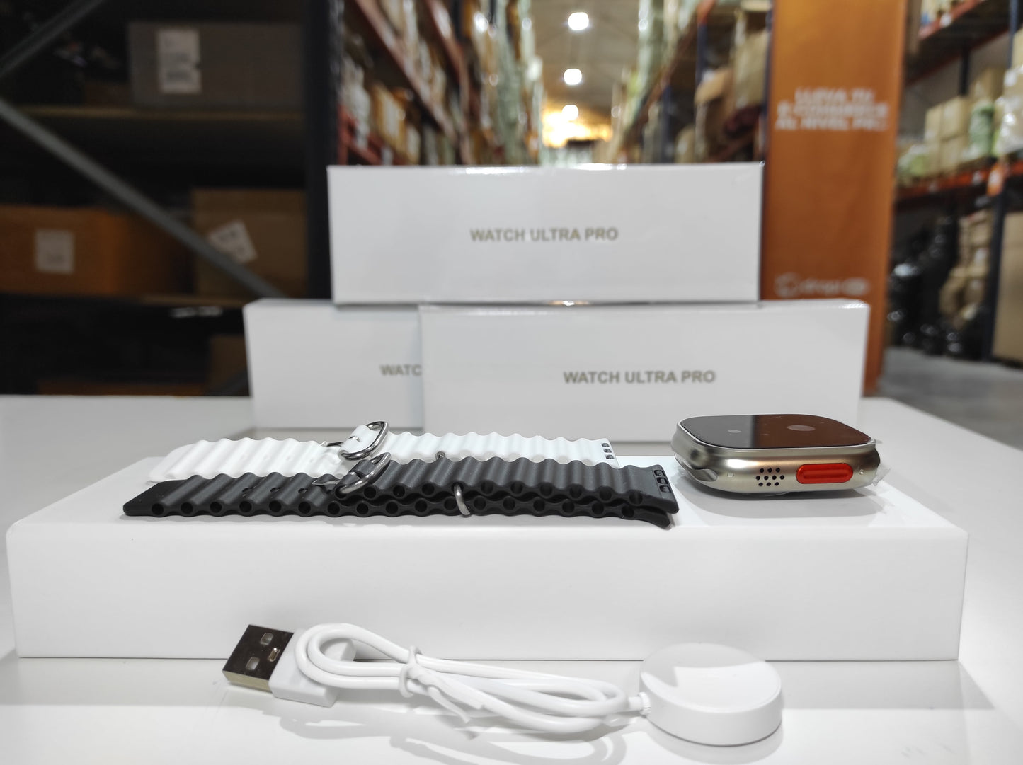 Smartwatch Ultra Pro  ( negro + blanco )